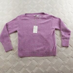 Tommy Bahama Luna chenille boatneck 11033 lavender herb size Large